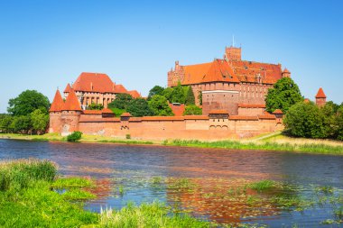 Yaz manzarası Malbork castle
