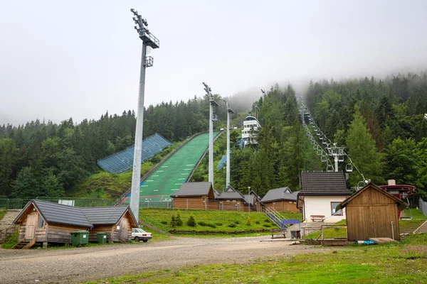 ザコパネ wielka krokiew スキー ジャンプ競技場 — ストック写真