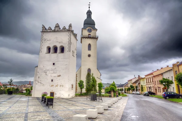 Spišská bela město na severním Slovensku — Stock fotografie