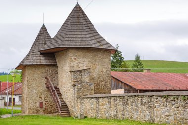 Old city wall of Podolínec town