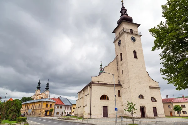 Church in Podolínec town — Stock Photo, Image