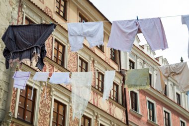 Lublin tarihi kentin güzel mimari