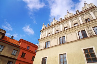 Lublin tarihi kentin güzel mimari