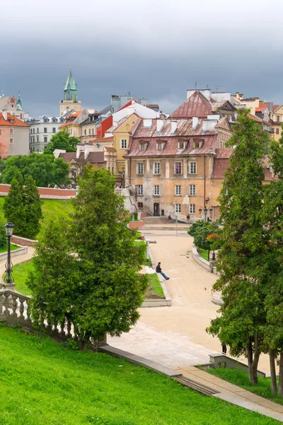 Krásná architektura starého města Lublin — Stock fotografie