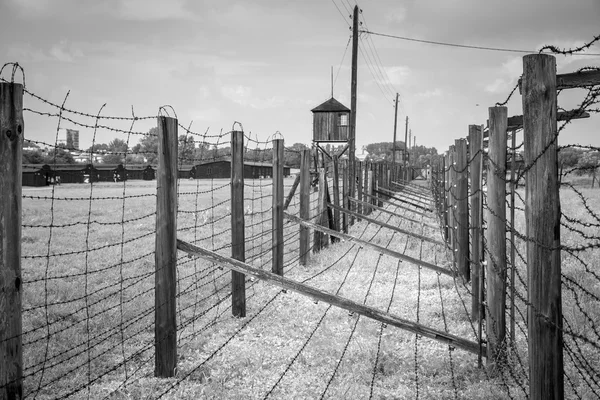 Majdanek 集中营在卢布林，波兰 — 图库照片