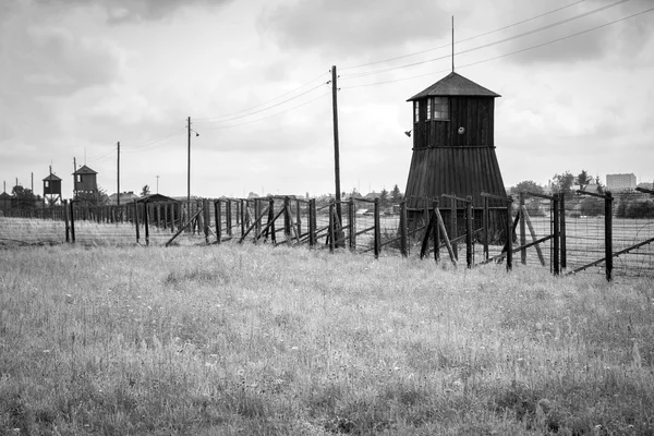 Campo di concentramento di Majdanek a Lublino, Polonia — Foto Stock