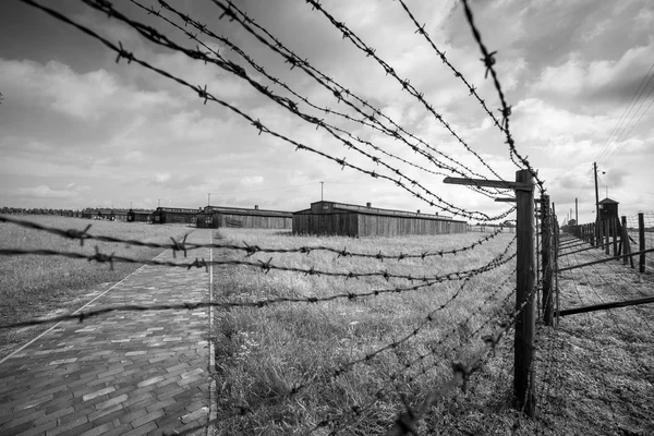 Campo de concentración de Majdanek en Lublin, Polonia — Foto de Stock