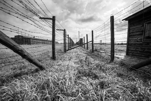 Majdanek 集中营在卢布林，波兰 — 图库照片