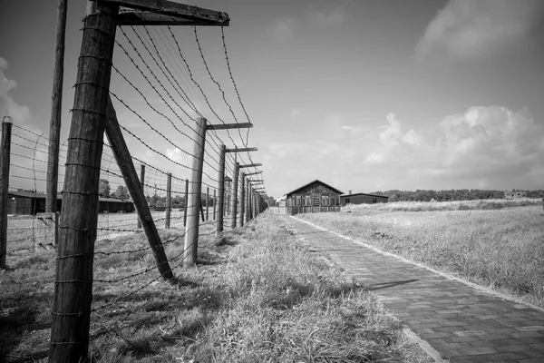 Campo de concentración de Majdanek en Lublin, Polonia — Foto de Stock