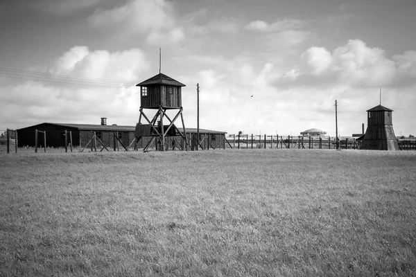 Campo de concentración de Majdanek en Lublin, Polonia — Foto de Stock