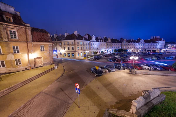 Old town of Lublin at night — Stock Photo, Image
