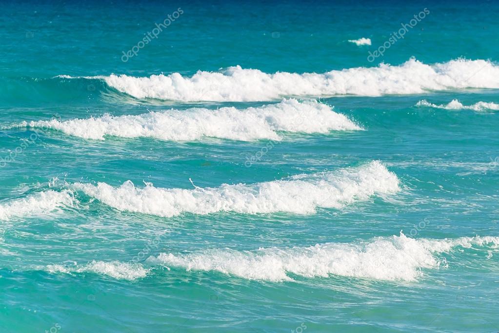 Waves on the Caribbean Sea