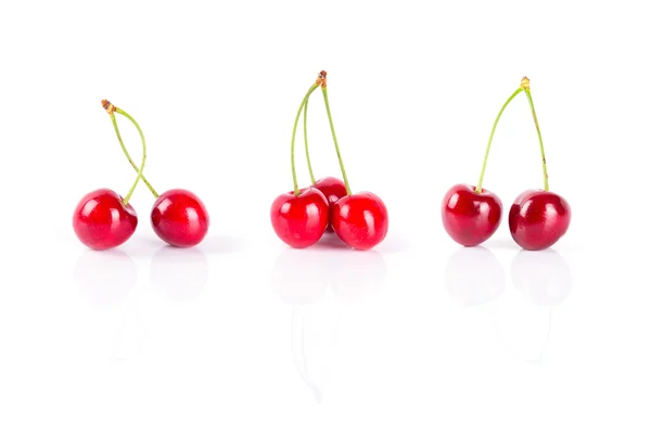 Cerezas rojas dulces — Foto de Stock