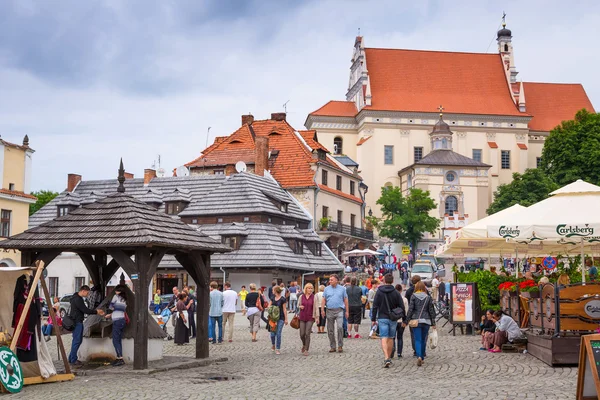 Kazimierz dolny Polonya'nın eski şehir — Stok fotoğraf