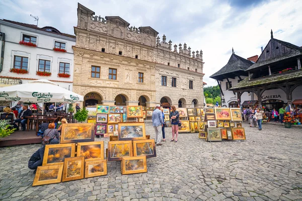 Старе місто з Казімеж-Дольни в Польщі — стокове фото