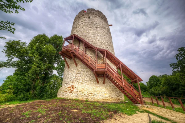 Torre do castelo em Kazimierz Dolny — Fotografia de Stock