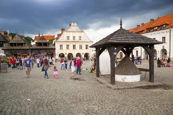 Old town of Kazimierz Dolny in Poland Stock Image