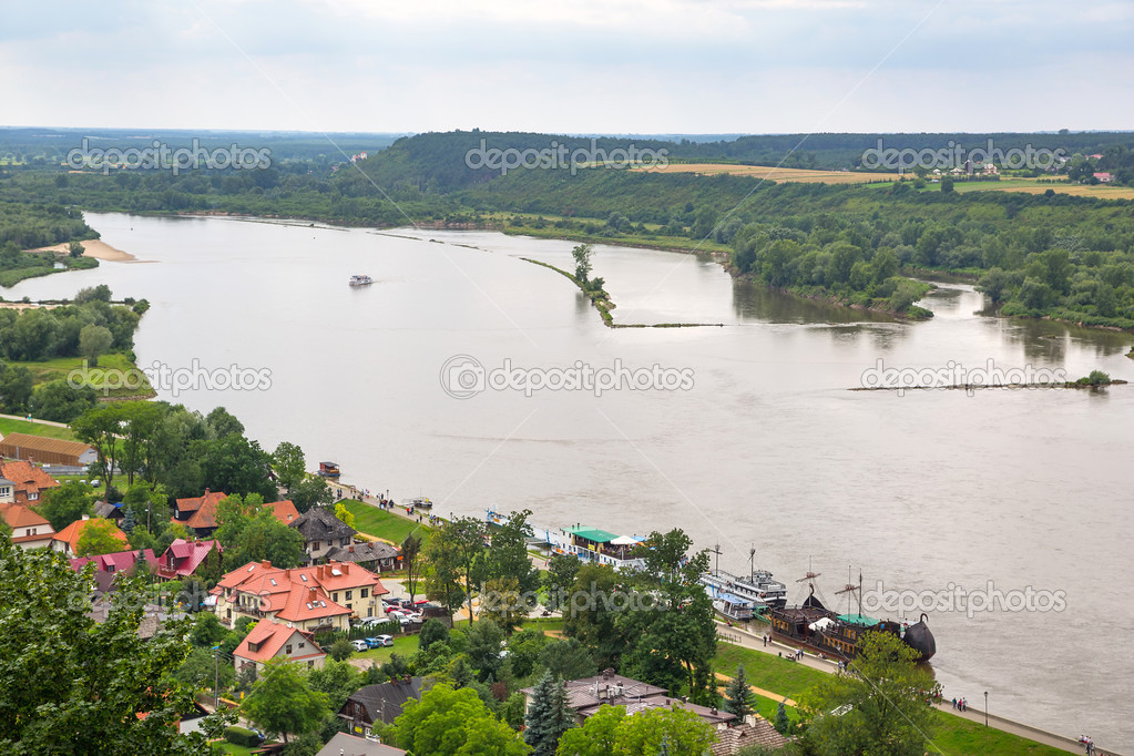 Scenery of Kazimierz Dolny at Vistula river