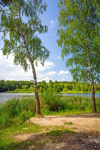 Idyllisch meer landschap — Stockfoto