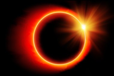 Eclipse of the sun clipart