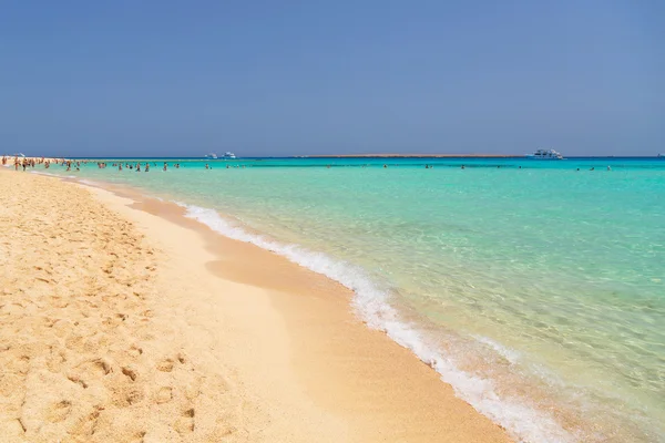 Praia idílica da ilha Mahmya — Fotografia de Stock