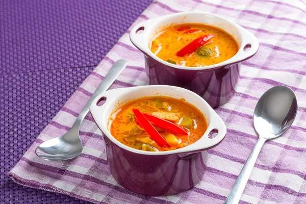Thai Red Curry soup — Stock Photo, Image