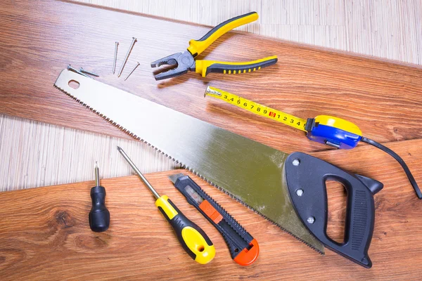 Комплект инструментов для ремонта дома — стоковое фото