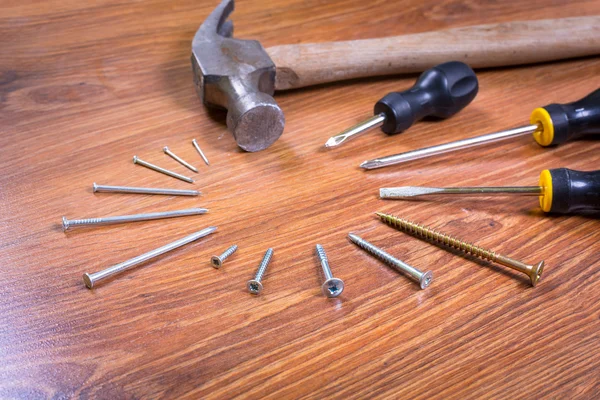 Set of tools for home renovation — Stock Photo, Image
