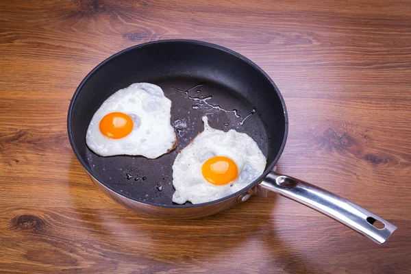 Fried eggs — Stock Photo, Image