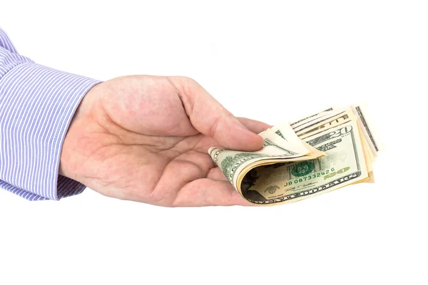 Cash in hand — Stock Photo, Image