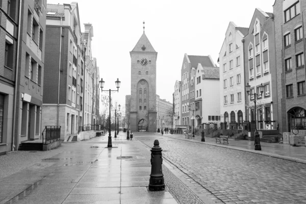Staré město elblag, Polsko — Stock fotografie
