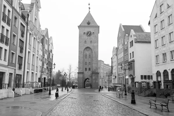 Staré město elblag, Polsko — Stock fotografie