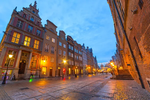 Arquitetura da cidade velha em Gdansk — Fotografia de Stock