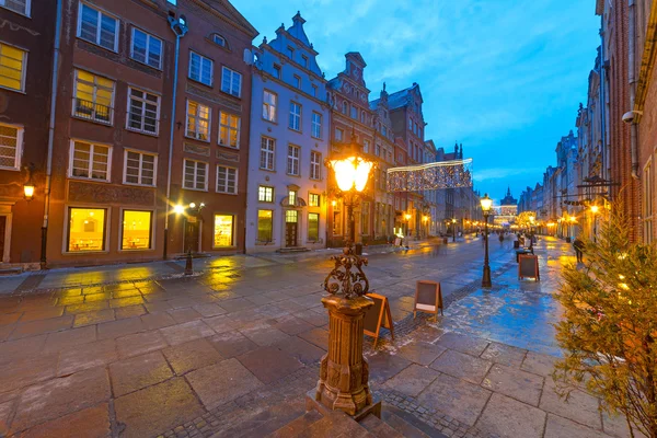 Gdansk eski şehrin mimarisi — Stok fotoğraf