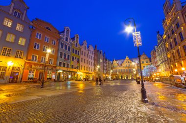 Gdansk eski şehrin mimarisi