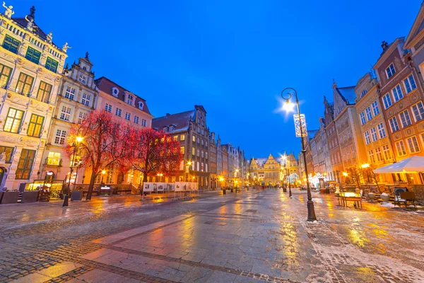 Architecture de la vieille ville de Gdansk — Photo