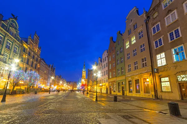 สถาปัตยกรรมของเมืองเก่าใน Gdansk — ภาพถ่ายสต็อก