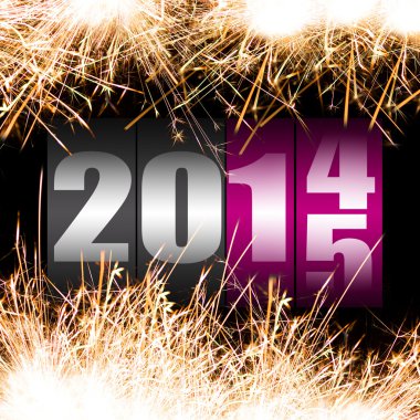 Happy New Year 2015 clipart