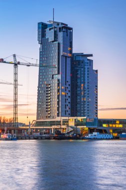 Deniz kule gökdelen Gdynia