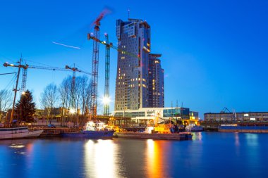 Deniz kule gökdelen Gdynia