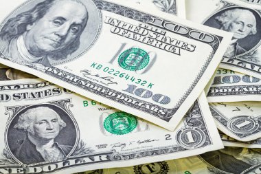 dolarlık banknotların arka plan