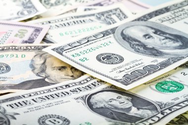 dolarlık banknotların arka plan