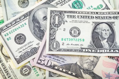 dolarlık banknotların arka plan