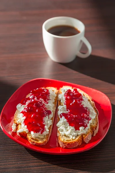 Desayuno con café — Foto de Stock