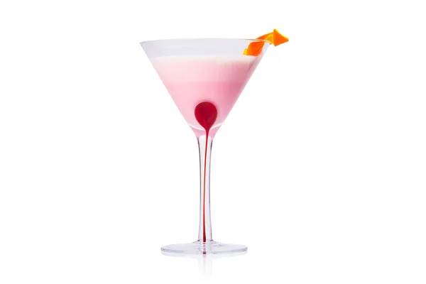 Różowy koktajl martini — Zdjęcie stockowe