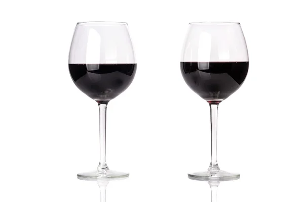 Glasses of red wine — Stock Photo, Image