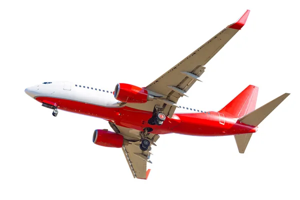 Avión aislado sobre blanco — Foto de Stock