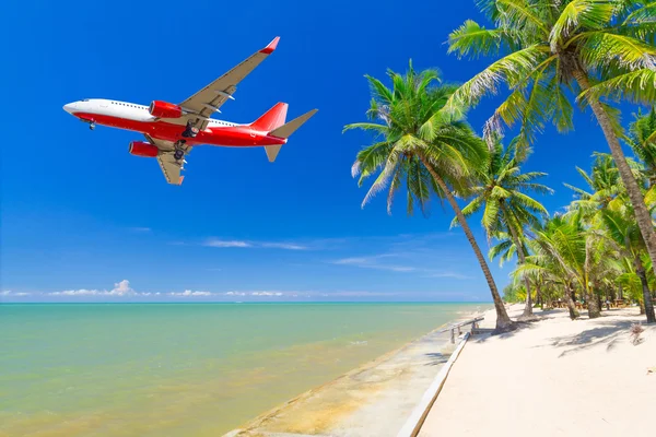 Fliegen für tropische Ferien — Stockfoto