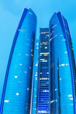 abu Dabi binalarda Etihad kuleleri