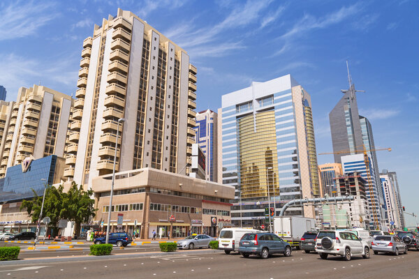 Streets of Abu Dhabi, UAE
